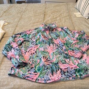 Colorful Floral Long Sleeve Top